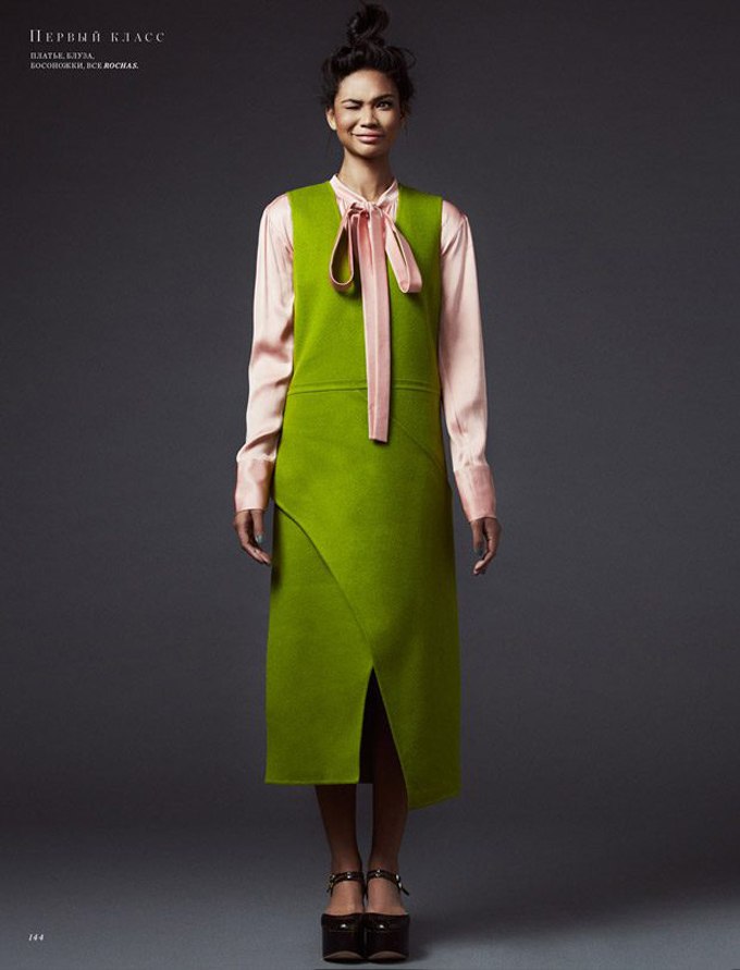 Chanel Iman for Harper’s Bazaar Kazakhstan by Matallana