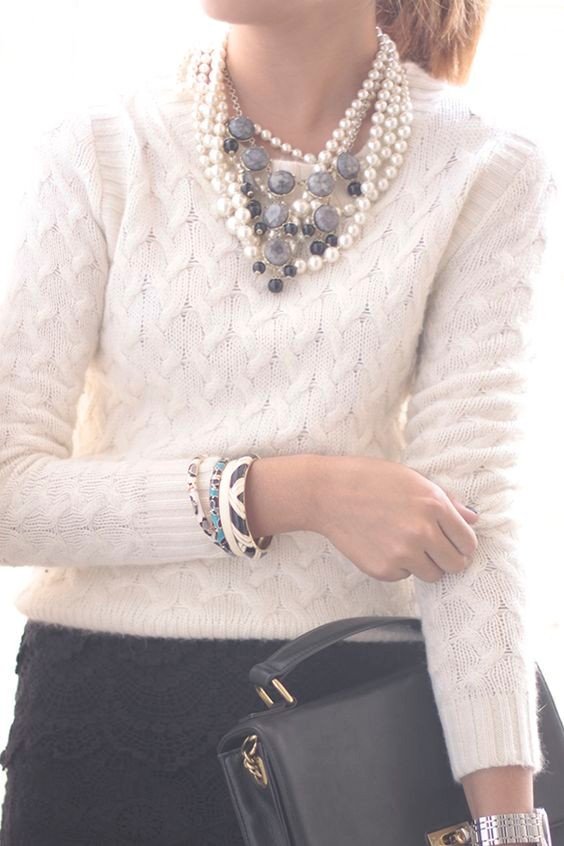 Look! Массивное украшение+ свитер! Look! Массивное украшение+ свитер!