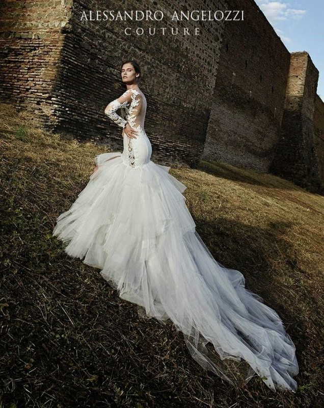 Bianca Balti for Alessandro Angelozzi Couture Bridal by Fabrizio Ferri