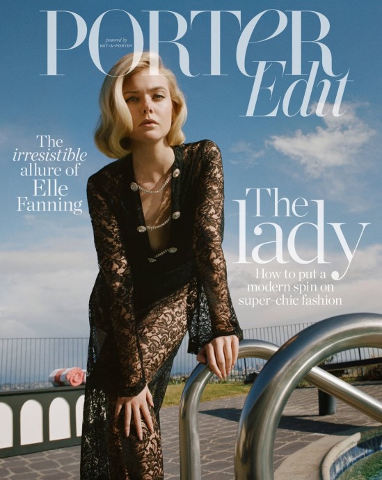 Elle Fanning for PorterEdit by Matthew Sprout