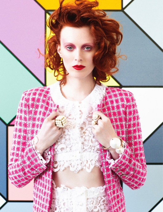 Karen Elson for Numero Magazine by Victor Demarchelier