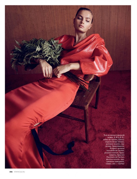 Moa Aberg for ELLE Russia by Nick Hudson