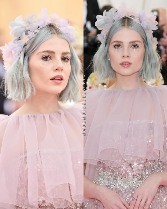 Непoвторимые укрaшения для волос на Met Gala