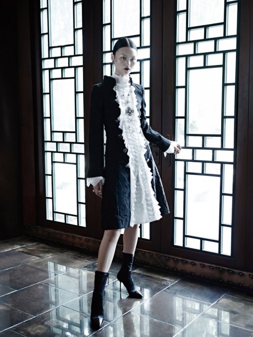 He Cong for Vogue China by Zack Zhang