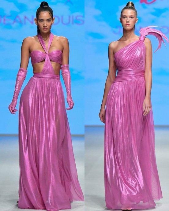 Шикарный показ коллекции Jean Louis Sabaji и Barbie для лета 2023 года Шикарный показ коллекции Jean Louis Sabaji и Barbie для лета 2023 года