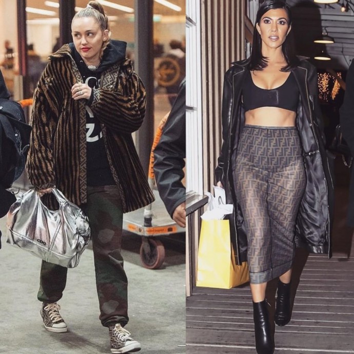 Знаменитости в образах от Fendi