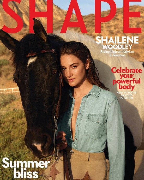 Актриса Шейлин Вудли (Shailene Woodley) украсила июльский Shape Magazine