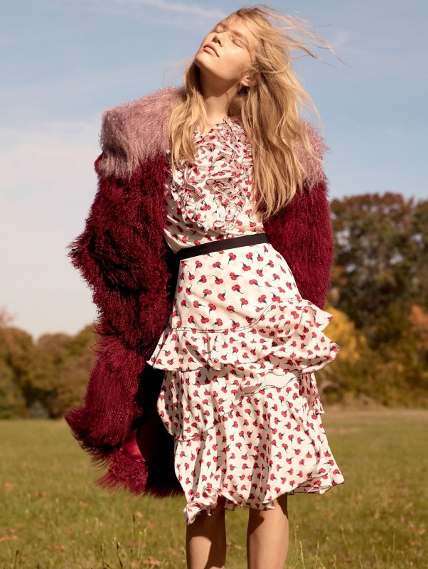 Anna Ewers for Vogue US photographed by Karim Sadli
