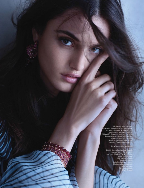 Blanca Padilla for Harper’s Bazaar by Diego Uchitel