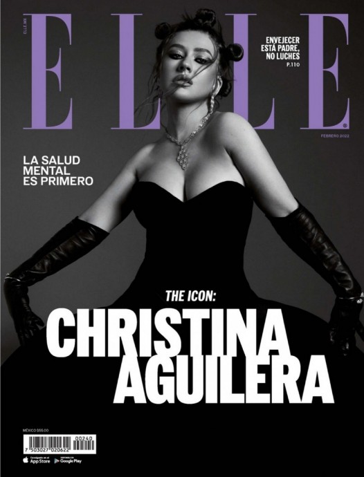 Кристина Агилера (Christina Aguilera) в фотосессии для журнала ELLE Mexico (2022)