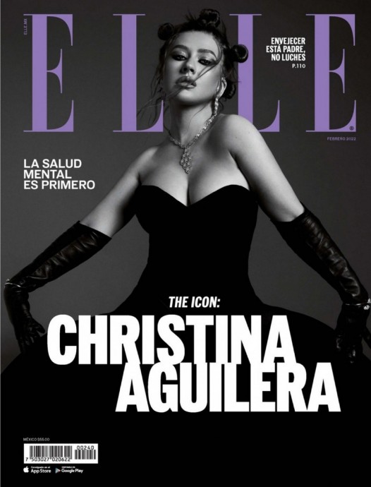 Кристина Агилера (Christina Aguilera) в фотосессии для журнала ELLE Mexico (2022)