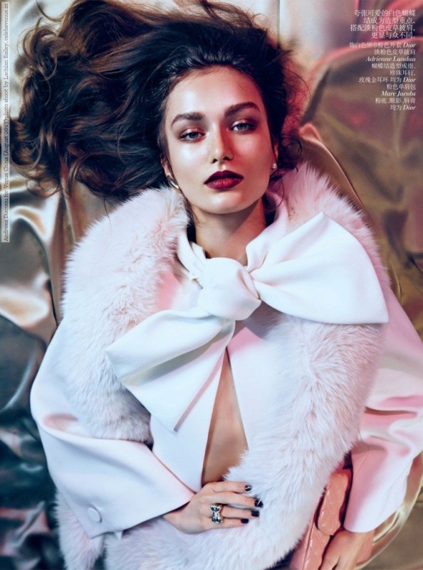 Andreea Diaconu for VOGUE China by Lachlan Bailey