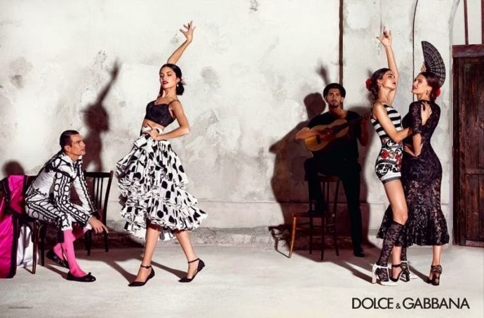 Bianca Balti for Dolce & Gabbana Campaign