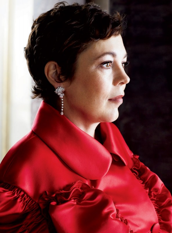 Olivia Colman for Harper's Bazaar UK by Alexi Lubomirski