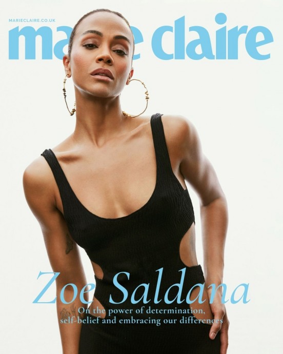 Зои Салдана (Zoe Saldana) в фотосессии для журнала Marie Claire UK (2023)