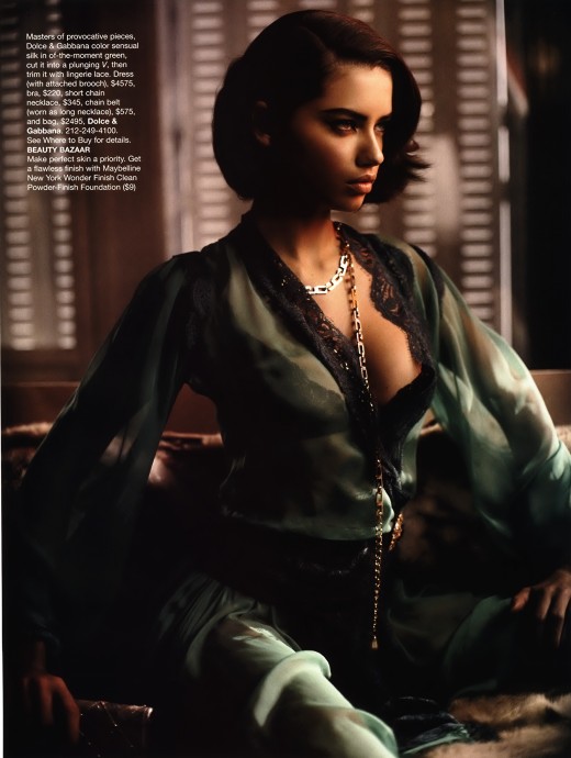 Adriana Lima for Harper's Bazaar UK