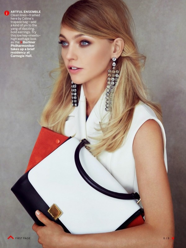 Sasha Pivovarova for VOGUE US by Patrick Demarchelier