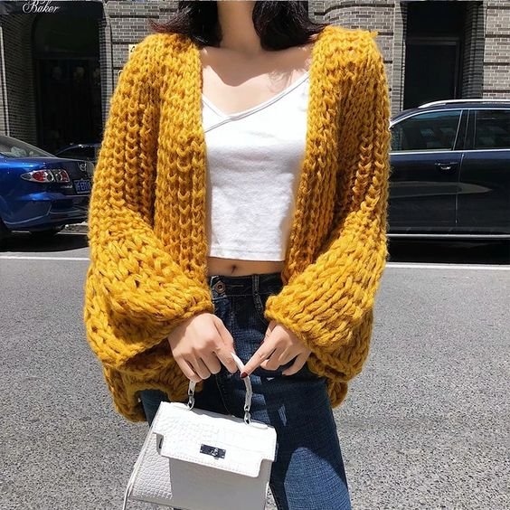 Желтые свитерки