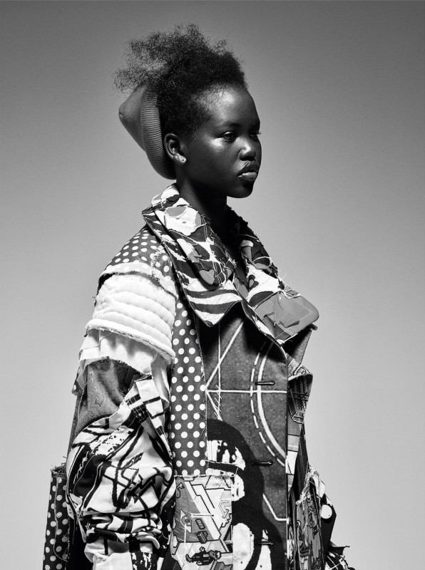 Adut Akech for I-D magazine by Mario Sorrenti