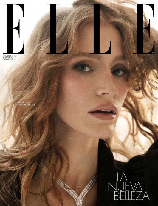 Джессика Честейн в ELLE Испания за апрель 2025 года