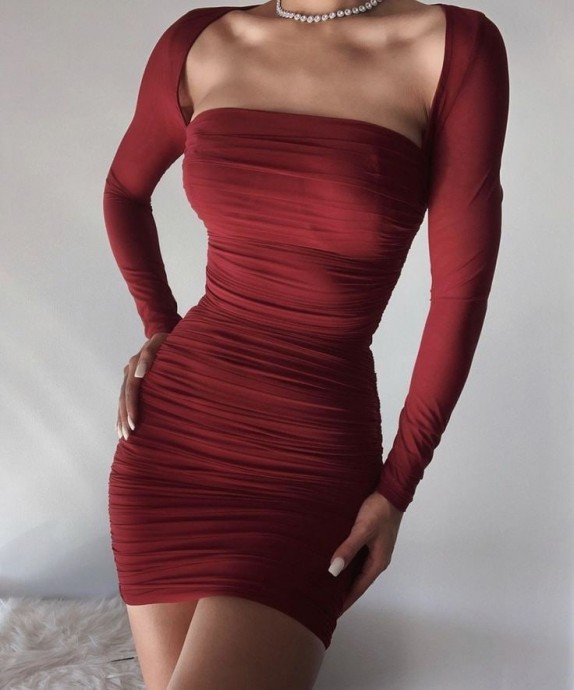 Эффектные красные платья