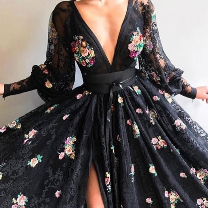 Роскошные чёрные платья