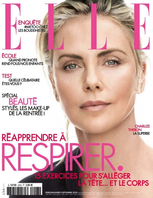 Шарлиз Терон (Charlize Theron) в фотосессии для журнала ELLE France (2022)