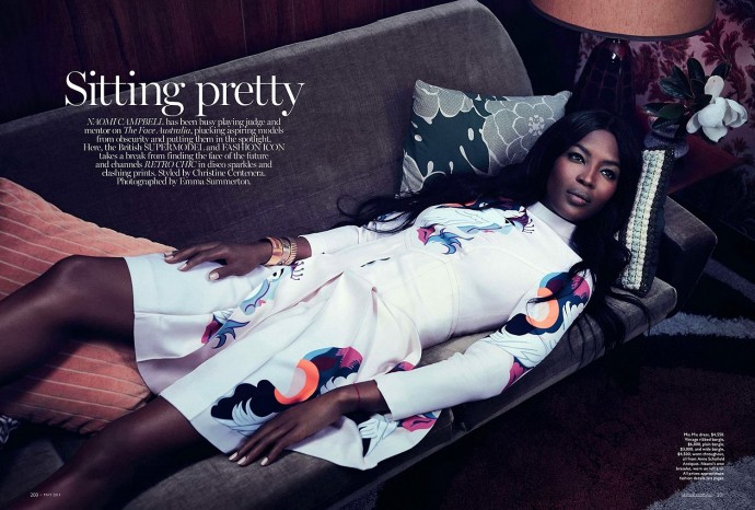 Naomi Campbell for Vogue Australia by Emma Summerton