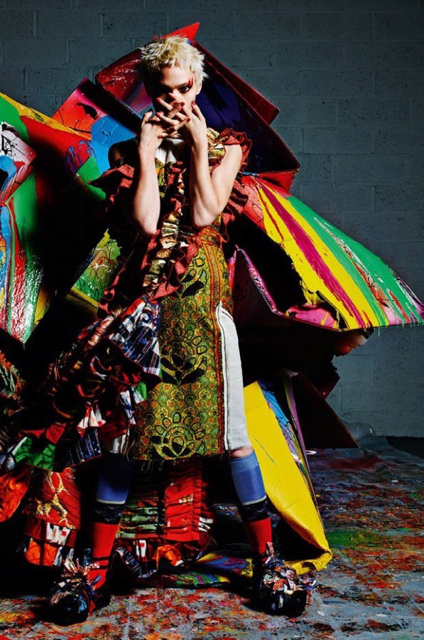 Sasha Pivovarova for Vogue Italia by Mario Sorrenti Sasha Pivovarova for Vogue Italia by Mario Sorrenti