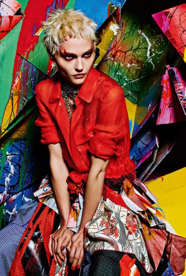 Sasha Pivovarova for Vogue Italia by Mario Sorrenti Sasha Pivovarova for Vogue Italia by Mario Sorrenti