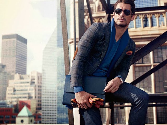 Carolyn Murphy & David Gandy for Massimo Dutti Campaign