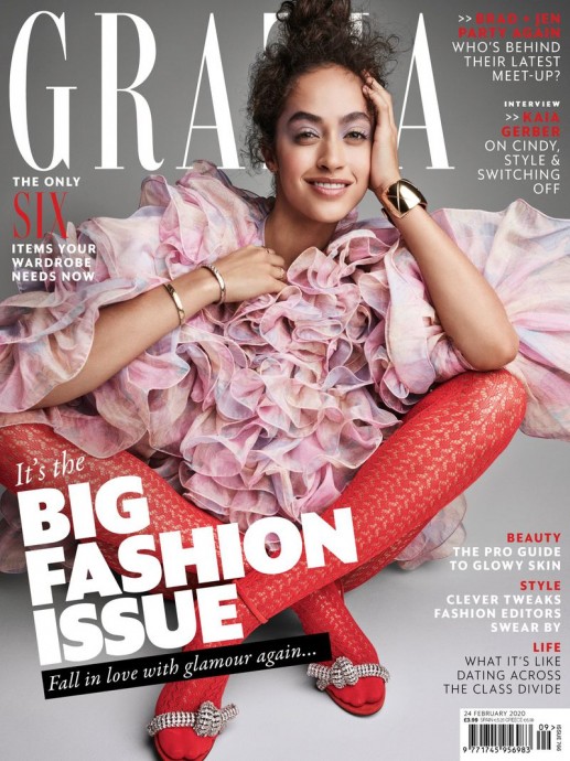 Alanna Arrington for Grazia February by Victor Demarchelier