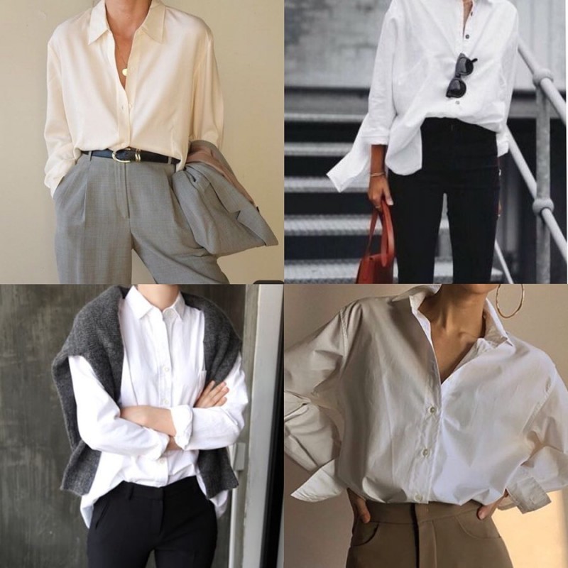 Белая рубашка -незаменимая базовая вещь гардероба