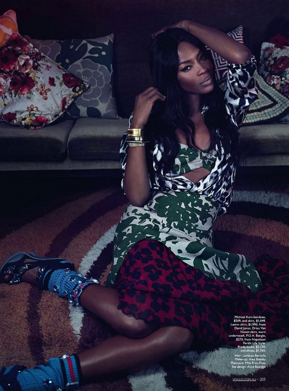 Naomi Campbell for Vogue Australia by Emma Summerton