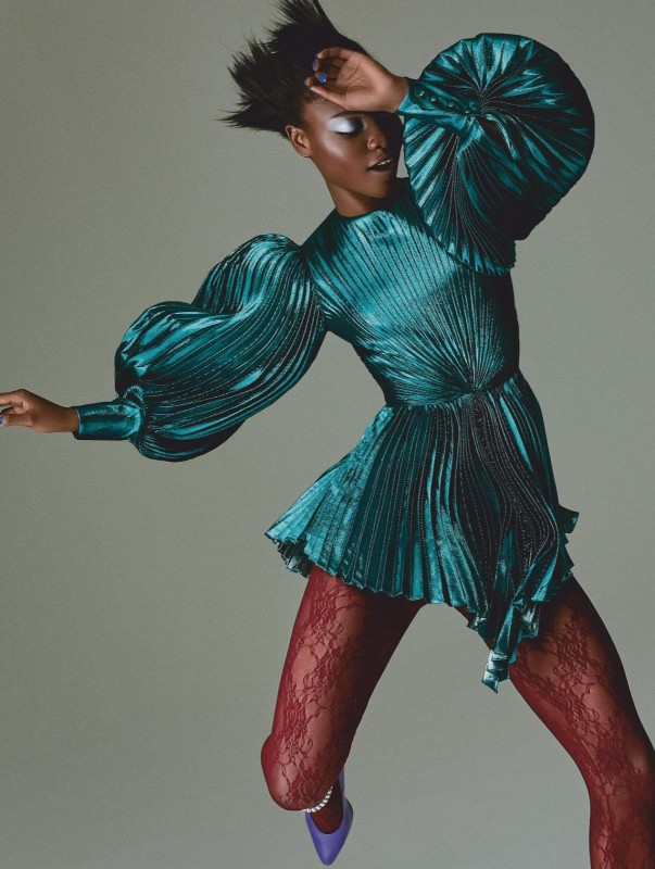 Olamide Ogundele for Elle UK by Daniel Clavero