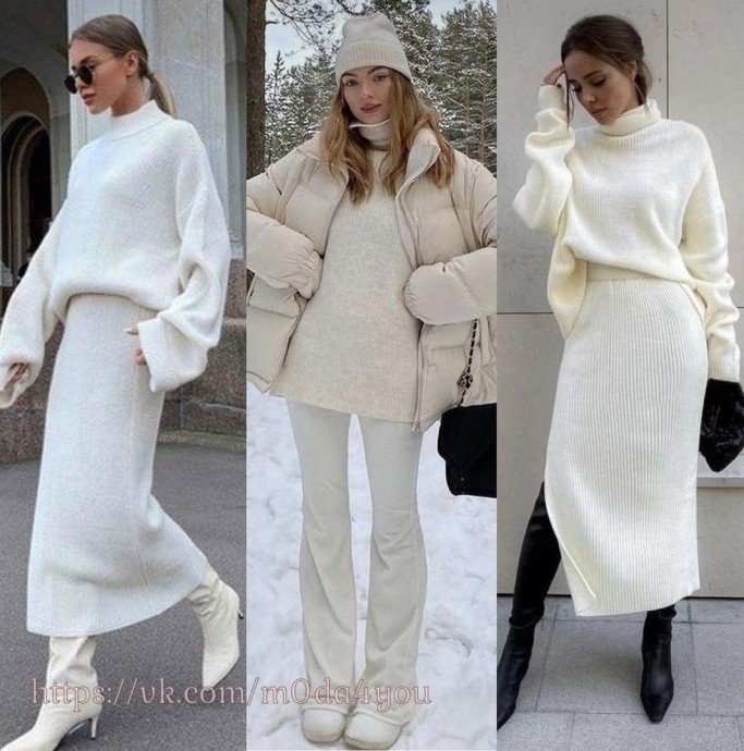 Трикотажный комплект - это must have сезона осень-зима Трикотажный комплект - это must have сезона осень-зима