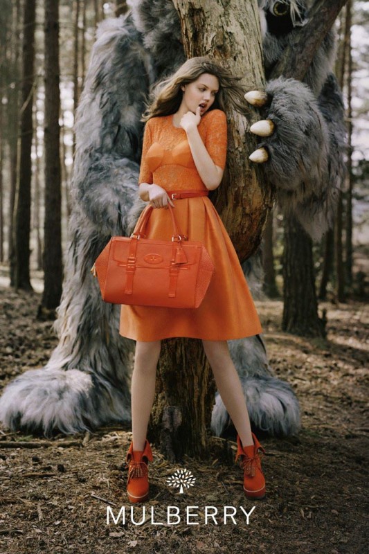 Lindsey Wixson for Mulberry by Tim Walker