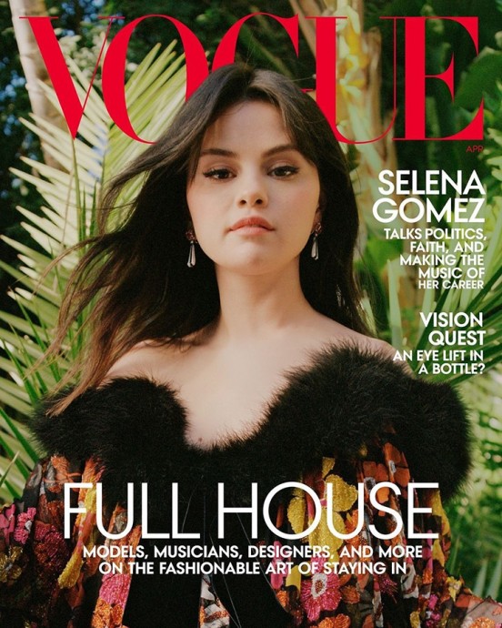 Selena Gomez в фотосессии для American Vogue. Фотограф Nadine Ijewere