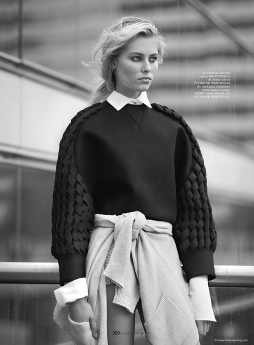 Vika Falileeva for Elle Vietnam by Benjamin Kanarek