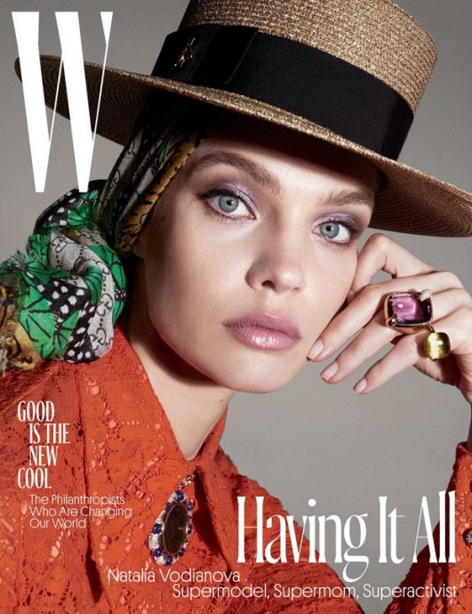 Natalia Vodianova for W Magazine by Steven Meisel