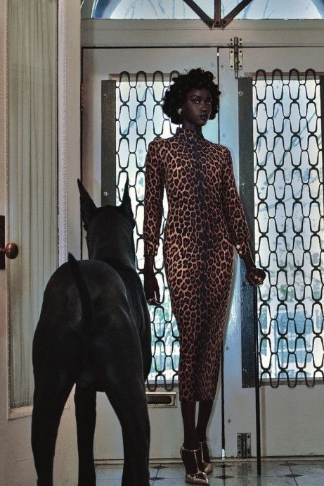 Anok Yai for Vogue Italia by Steven Klein