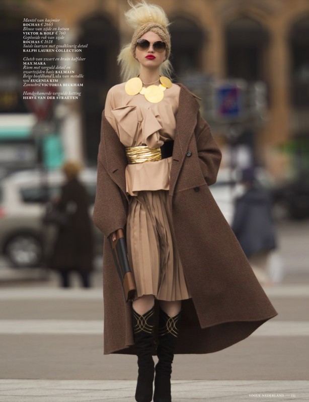 Daphne Groeneveld for VOGUE Netherlands by Hans Feurer