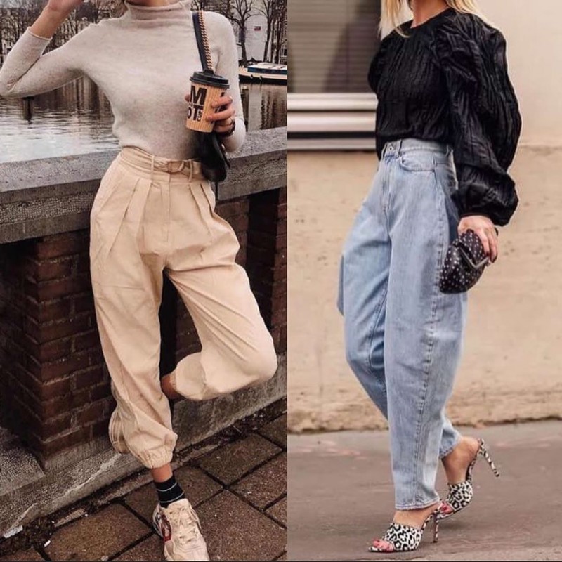 ​Модель джинсов slouchy