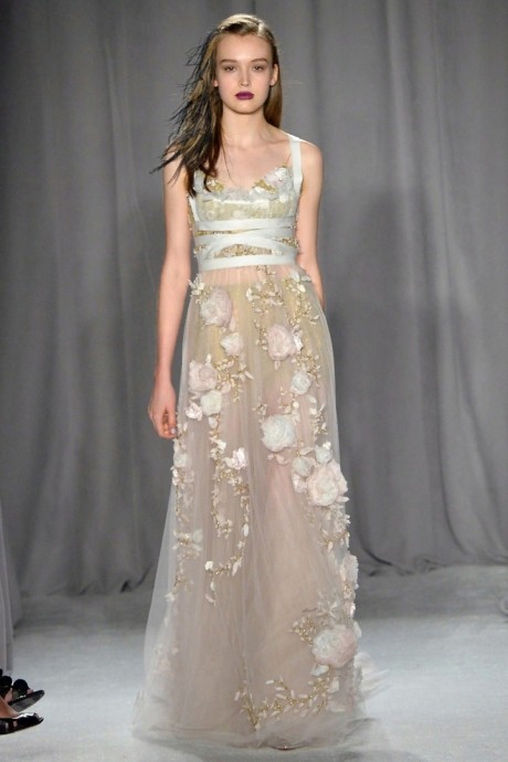 Модели коллекции Marchesa