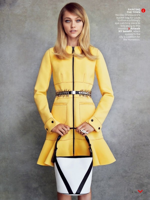 Sasha Pivovarova for VOGUE US by Patrick Demarchelier