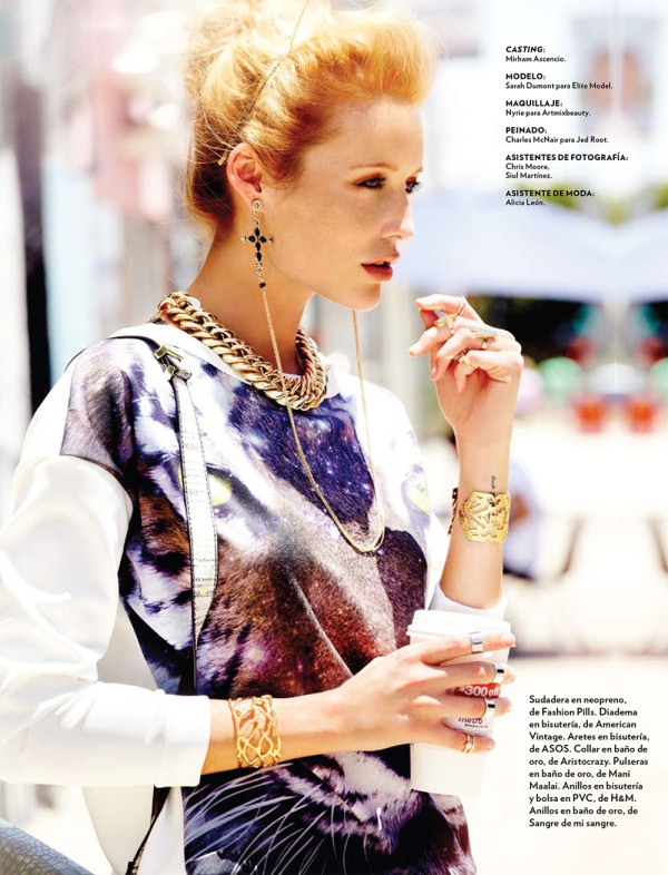 Sarah Dumont for Marie Claire Latin America by Frankie Batista Sarah Dumont for Marie Claire Latin America by Frankie Batista