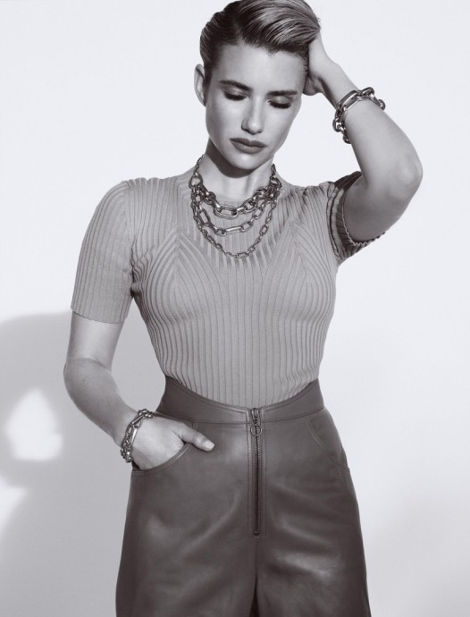 Эмма Робертс (Emma Roberts) в фотосессии для журнала Grazia USA (2023)