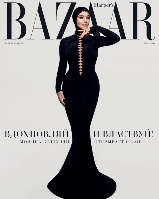 Моника Беллуччи (Monica Bellucci) в фотосессии для журнала Harper’s Bazaar Russia