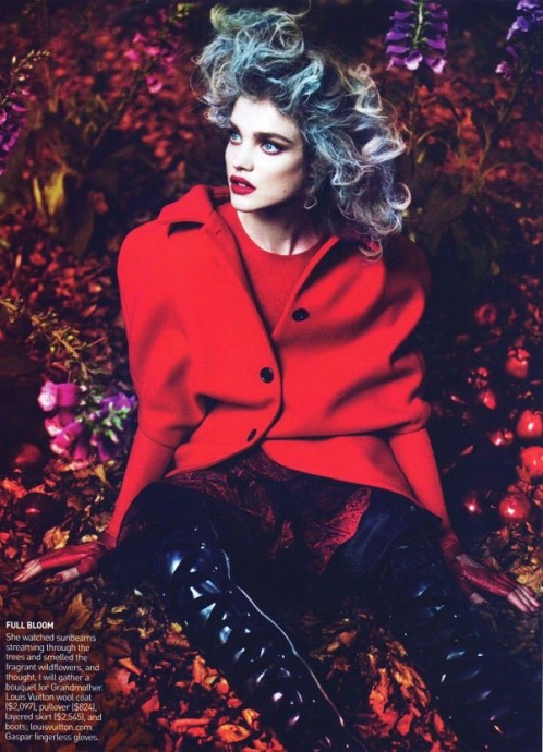 Natalia Vodianova for Vogue US by Mert Alas and Marcus Piggott