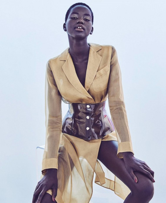 Adut Akech for Vogue Australia by Nicole Bentley